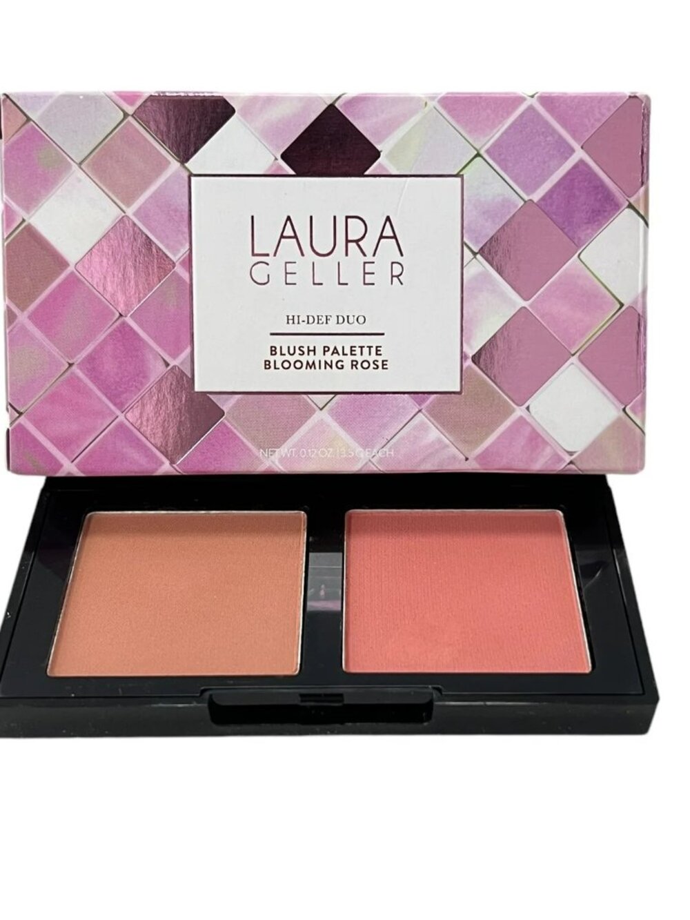 Laura Geller Hi-Def Duo Blooming Rose Blush Palette (Universal Shades)